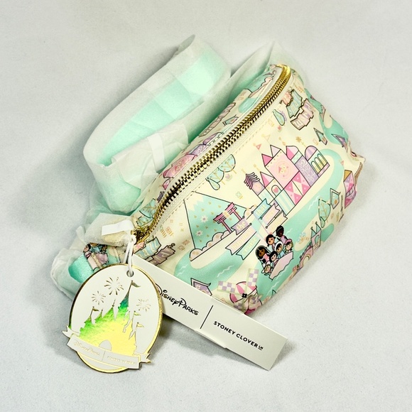 Disney Parks 2025 Stoney Clover Lane It’s A Small World Fanny Pack - NEW - Picture 2 of 4